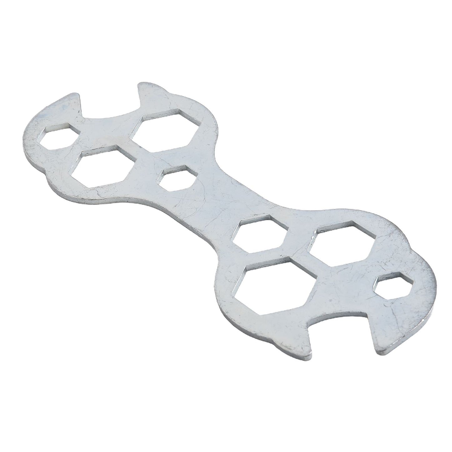 Chave Sextavada Mini de Aço Chata 10 em 1 8-17mm Chave Allen para Bicicleta Ferramentas de Reparo Ferramenta Manual Doméstica para Materiais de Reparo