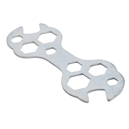 Chave Sextavada Mini de Aço Chata 10 em 1 8-17mm Chave Allen para Bicicleta Ferramentas de Reparo Ferramenta Manual Doméstica para Materiais de Reparo