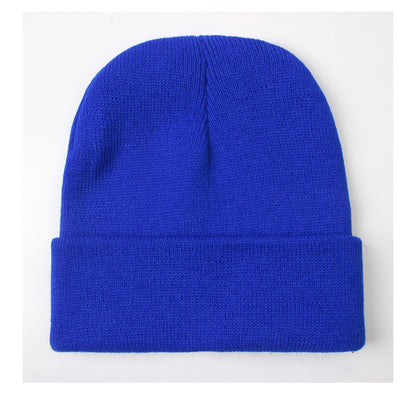 Touca Sólida Unissex Outono Inverno, Mistura de Lã, Macia e Quente, Boné de Tricô Masculino Feminino, Gorro, Toucas de Esqui, 24 Cores