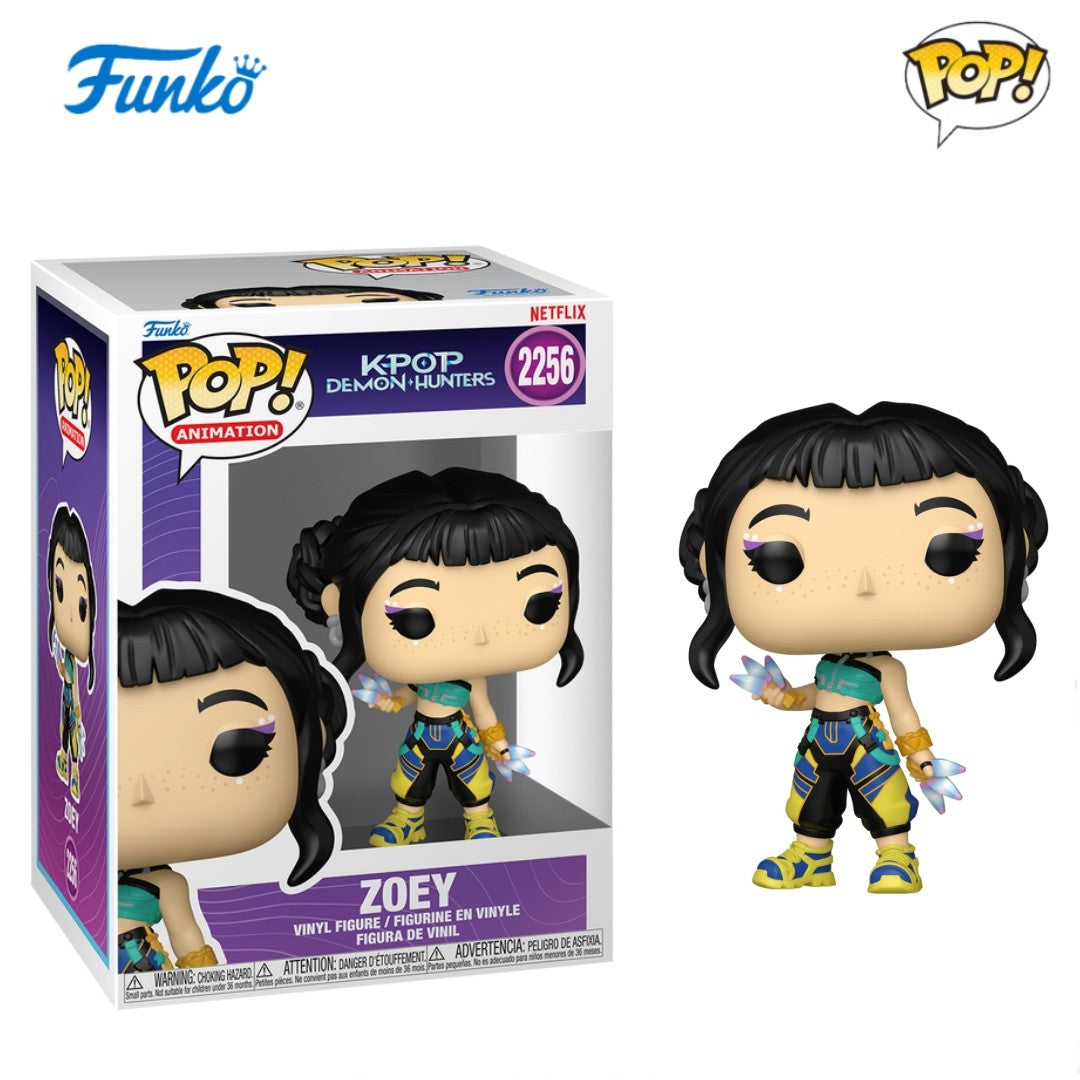 KPop Demon Hunters Anime Figure Zoey Rumi Mira Jinu Derpy com Sussie FUNKO POP Brinquedo Colecionável Modelo de Edição Limitada Presente