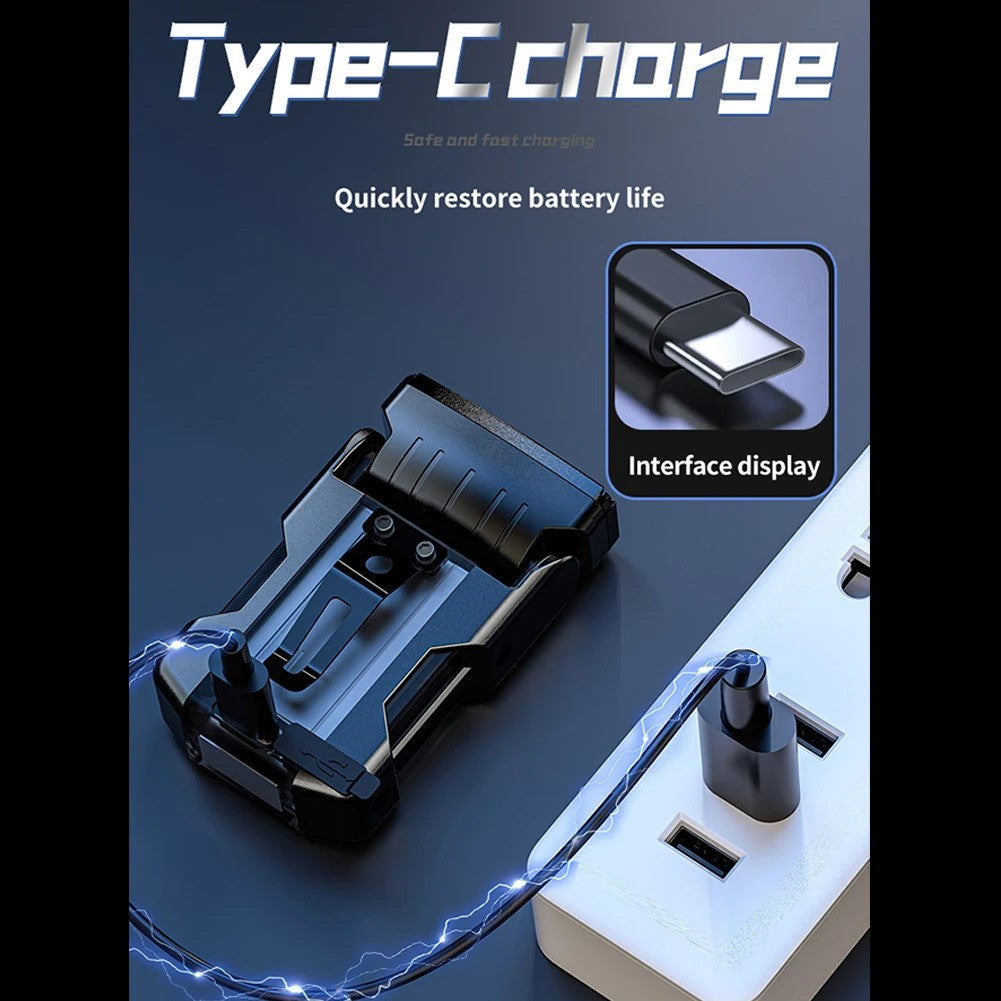 Multifunctional Usb Charging Flashlight Ajustable Mini LED Outdoor Torch Portable Keychain Light Magnetic Camping Warning Lamp