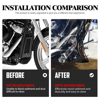 Spoiler Inferior Dianteiro da Carenagem do Motor para Harley Touring FLHT FLHX 1996-2017 Softail Breakout Dyna 2004-2017