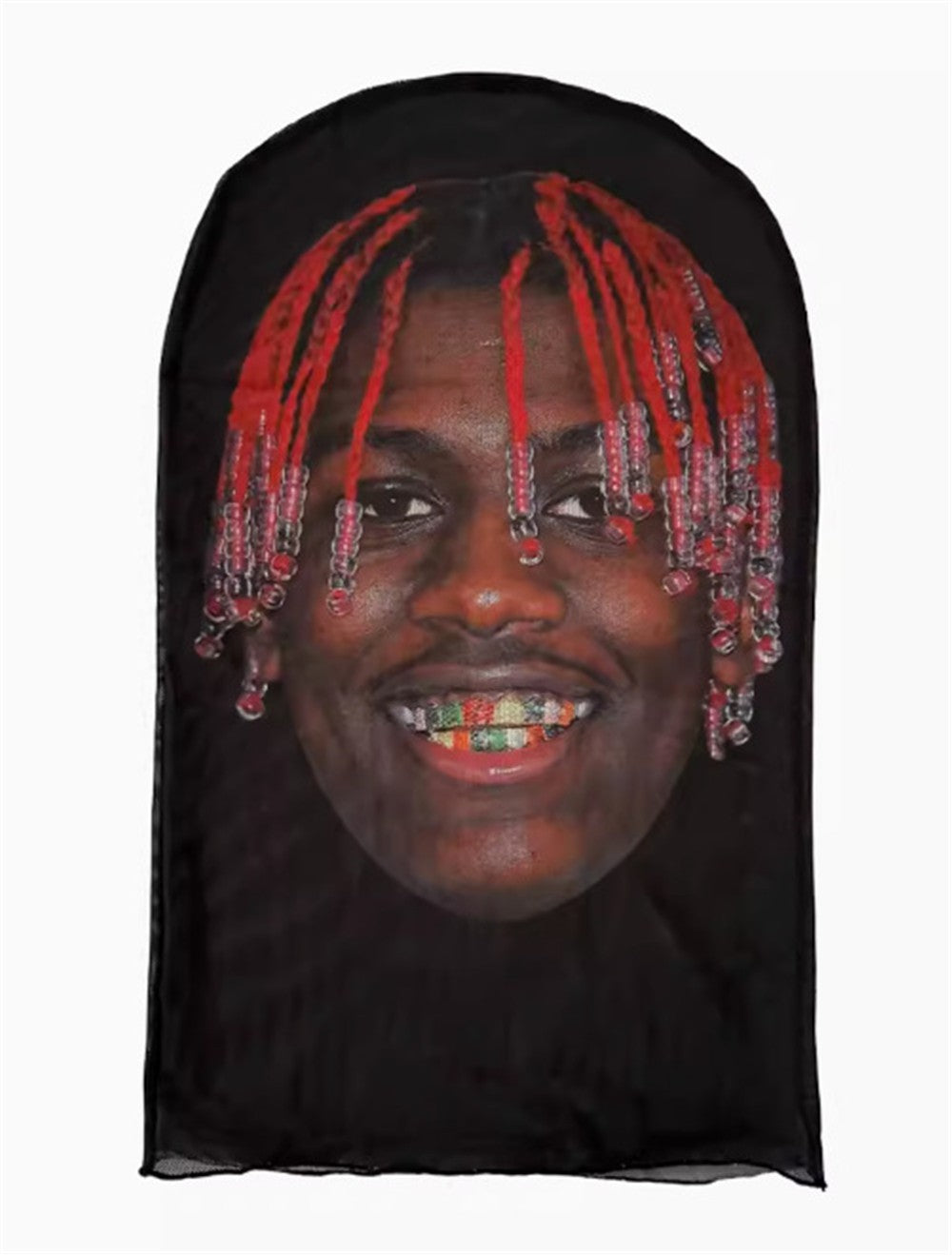 3D Printed Puff Daddy Mask Elastic Mesh Full Face Mask for Men Women Cosplay Headwear HipHop Fashion Balaclava Hood Hat Headgear