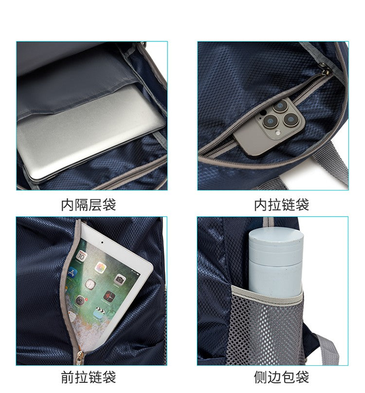 New lightweight casual backpack for cross-border outdoor travel; large capacity sports bag for commuting