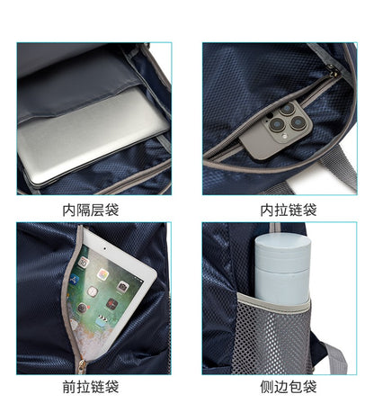 New lightweight casual backpack for cross-border outdoor travel; large capacity sports bag for commuting