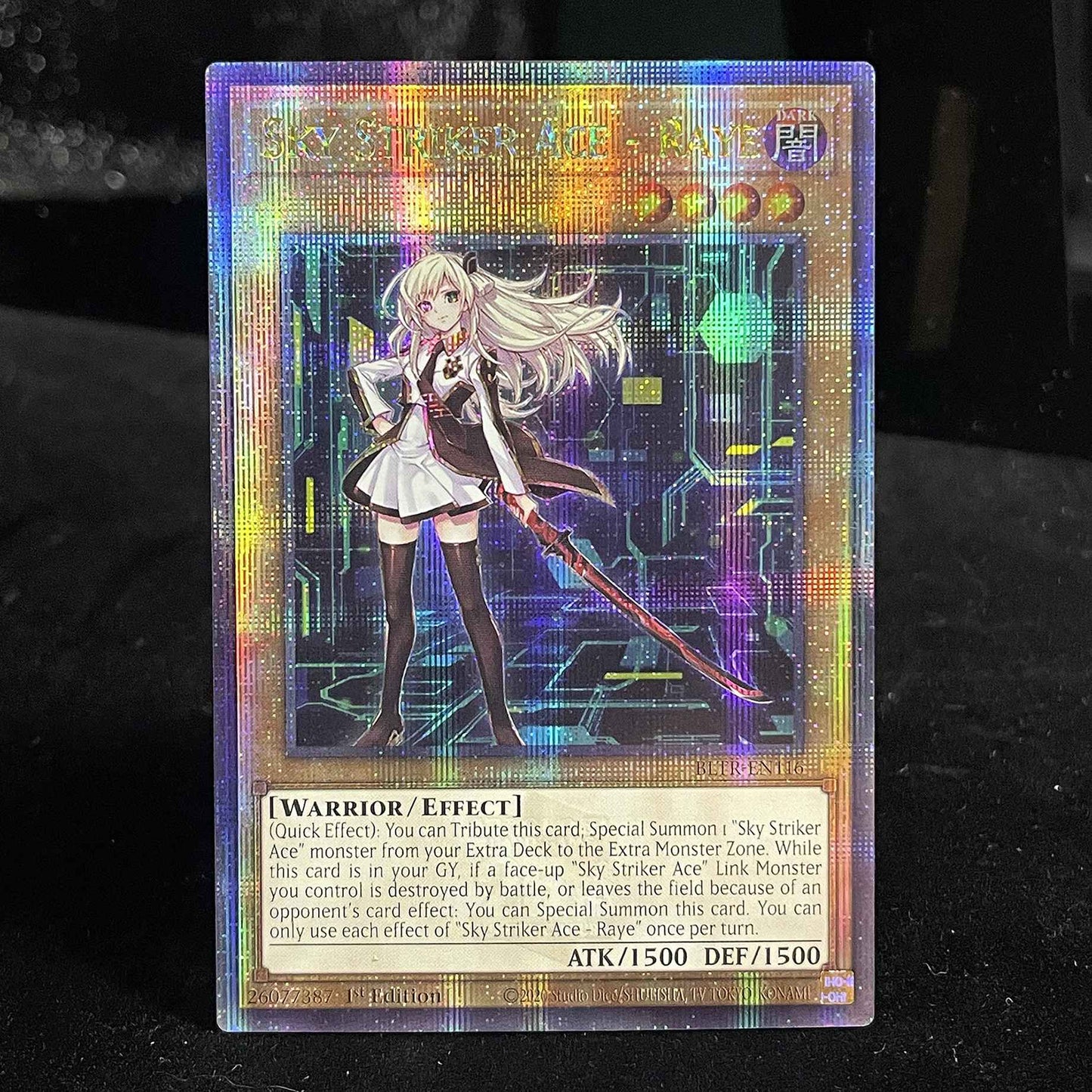 YuGiOh!! Carta FOIL QCSCR Série BLMR DRAGÃO ARMADO DAS TREVAS/I:P MASQUERENA/SUPER POLIMERIZAÇÃO/BEM-VINDA LABYRINTH YGO TCG 1ª Edição