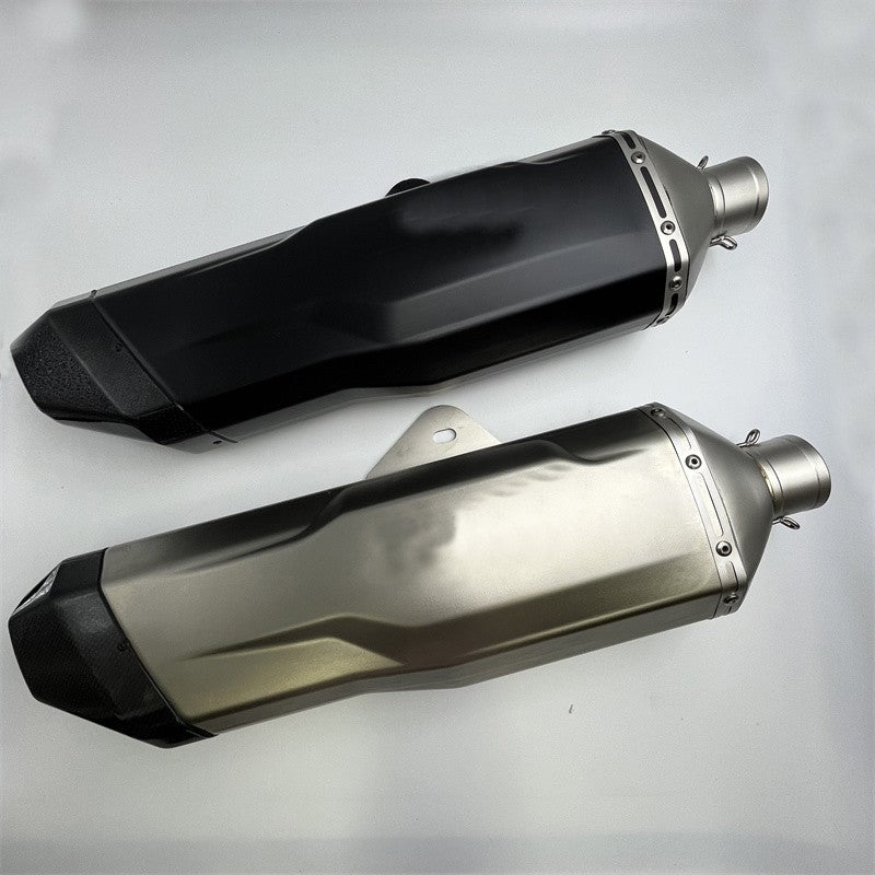 51mm Universal Motorcycle Exhaust Motocross Exhaust Muffler carbon Fiber End Cap For F750GS F850GS R1200GS