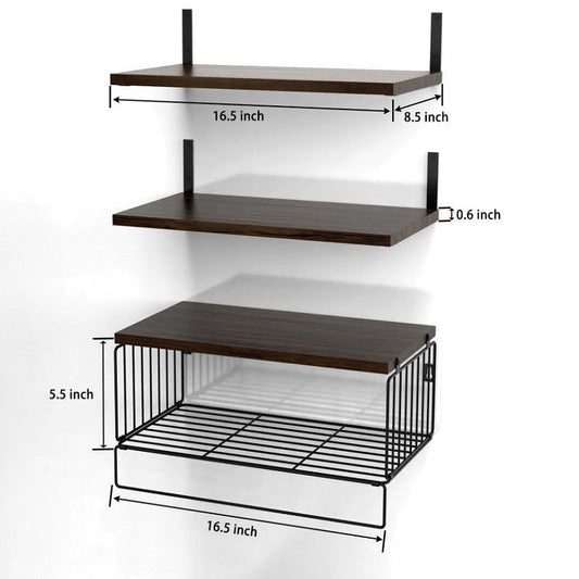 Wall Mounted Floating Shelves 3 Wood Bathroom Shelves Farmhouse Floating Shelf Bathroom Accessories for Bedroom