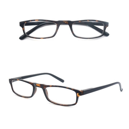 Women Men Reading Glasses Classic Small Rectangle Frame Spring Hinge Ulrta Comtable Wear Readers Eyeglass with Diopters