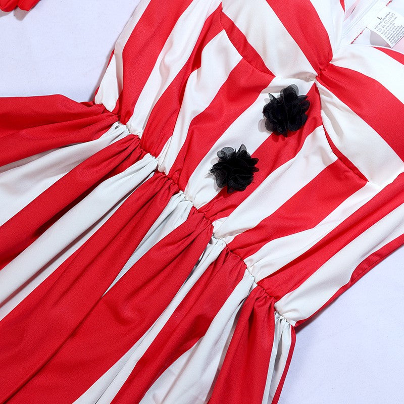 Halloween Joker Cosplay Costume Red Gorgeous Tower Skirt Adult Circus Party Dress Terror Disguise Costume Performance Show Set