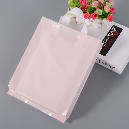 50 supermarket shopping bags clothing store plastic bags personalized advertising tote bags party gift bags custom printed logo