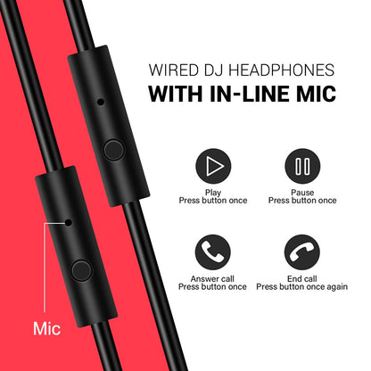 Oneodio A71 Original Studio DJ Headphones Portable Wired Headset With Music Share Port Deep Bass Stereo Headphone For Recording