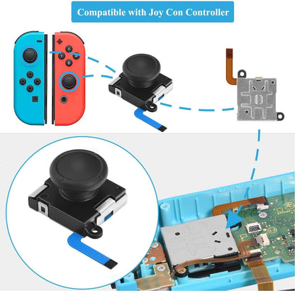 For Nintendo Switch Replacement Joystick Original 3D Analog Thumb Stick for Switch Lite Joycon Controller Repair Tool