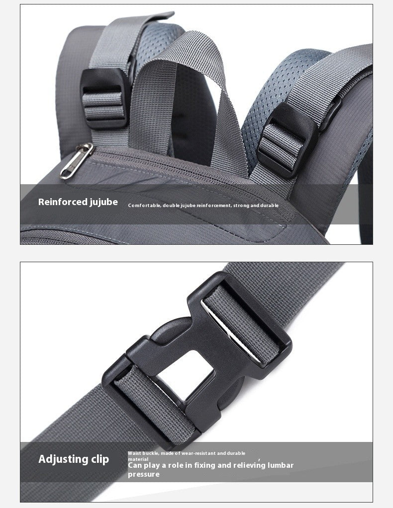 Mochila de Caminhada 40L para Acampamento ao ar livre, Escalada, Viagem, Bolsa para Computador, Masculina e Feminina, Mochilas Esportivas de Grande Capacidade