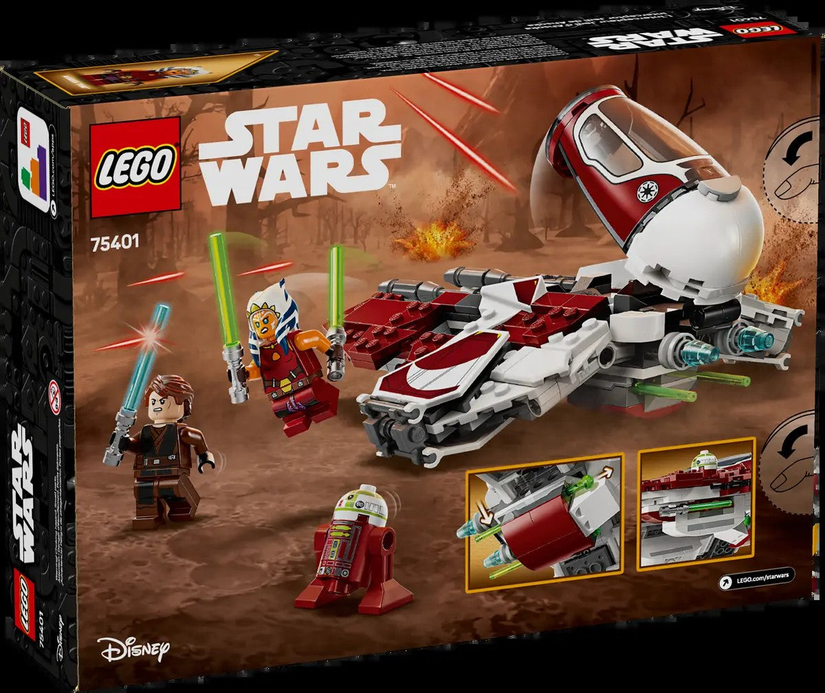 LEGO Star Wars 75401 Interceptador Jedi de Ahsoka, Brinquedo de Blocos de Montar para Crianças, Presente
