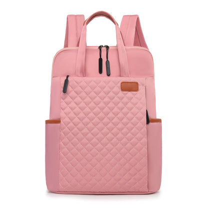 Mochila Coreana Mommy Bag, Mochila Simples de Nylon de Grande Capacidade para Universitários Masculinos e Femininos, Bolsa para Laptop, Mochila de Viagem, Bolsa para Conferências de Embarque
