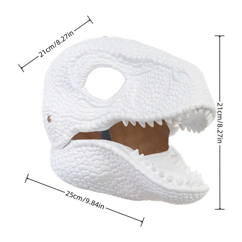 1pc Mouth Removable Mask, Halloween, Christmas Animal Dinosaur Mask Head Cover, Party Dress Up Supplies