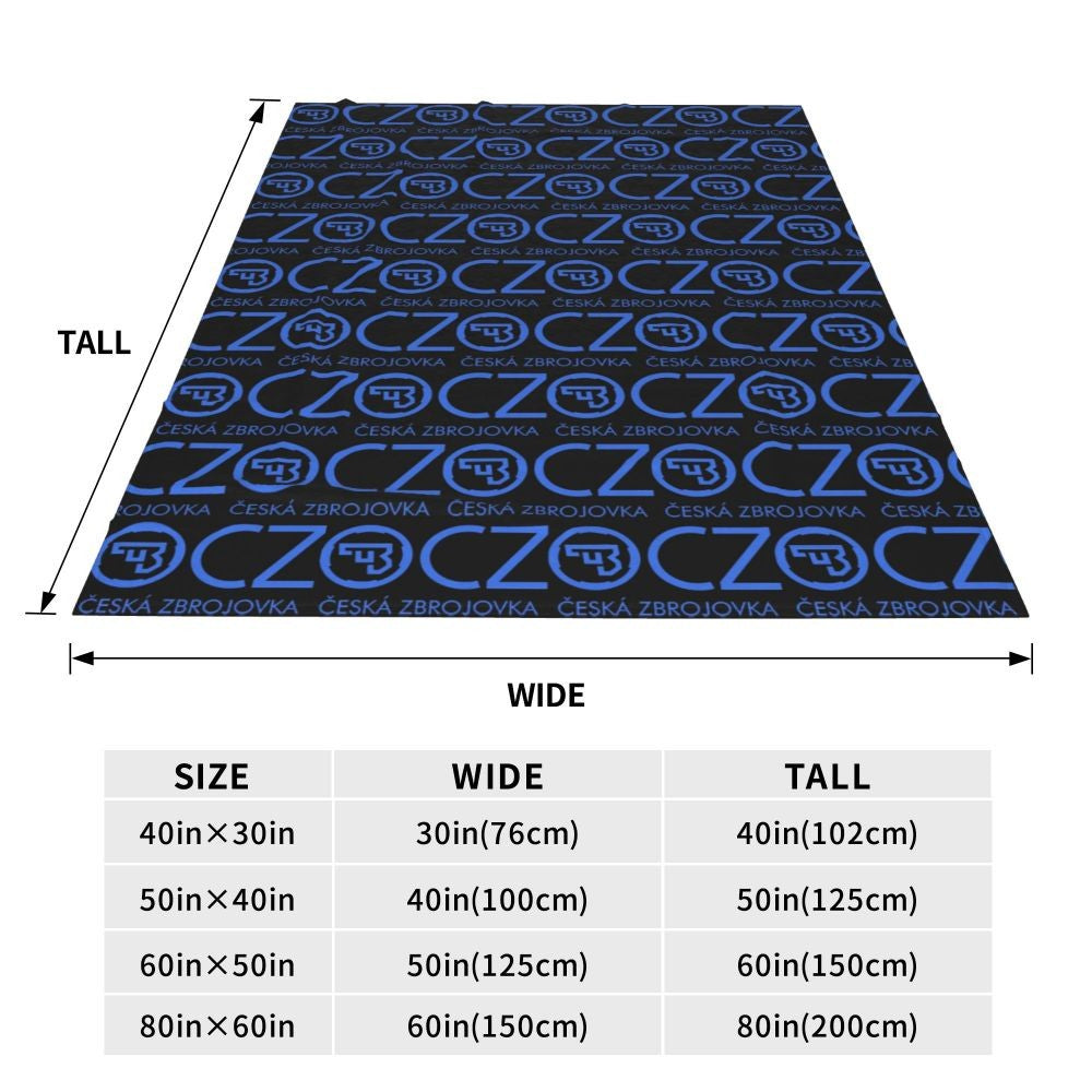 Ceska Zbrojovka CZ Blankets Flannel Sofa Throw Blanket Multi-function for Couch Bedding Outdoor Throws Bedspread Quilt