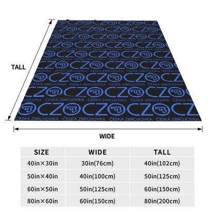 Ceska Zbrojovka CZ Blankets Flannel Sofa Throw Blanket Multi-function for Couch Bedding Outdoor Throws Bedspread Quilt