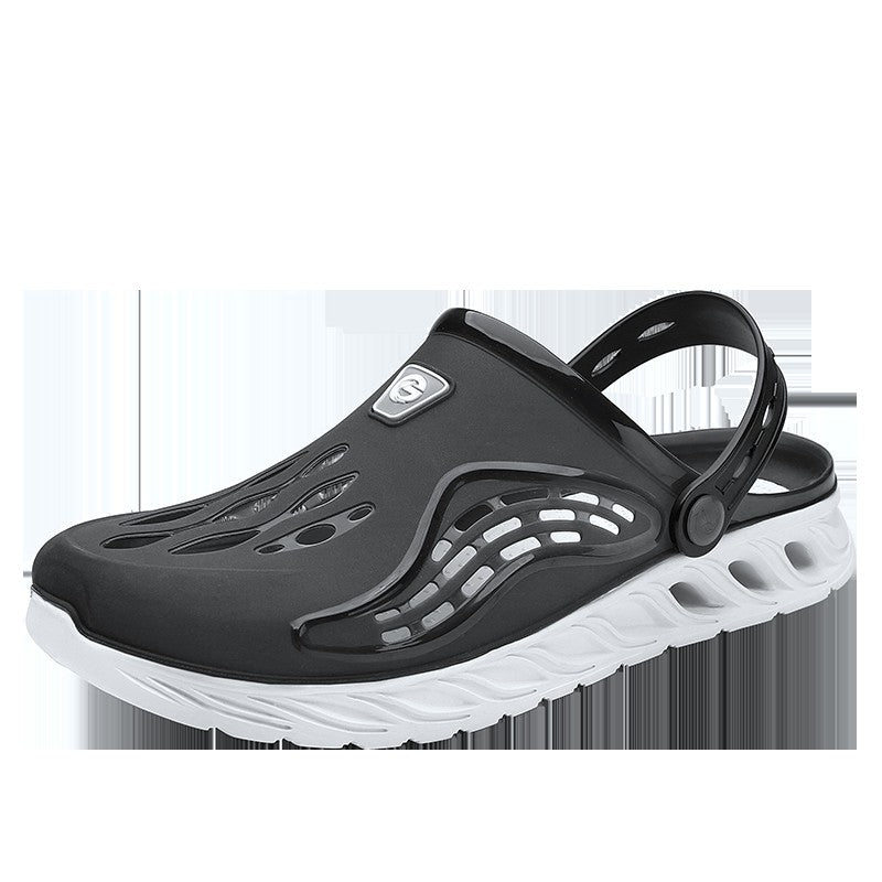 2023 Summer Beach Sandals Non-Slip Breathable Men's EVA Clogs Sandals Trendy Garden Holes Shoes Men Flip Flops