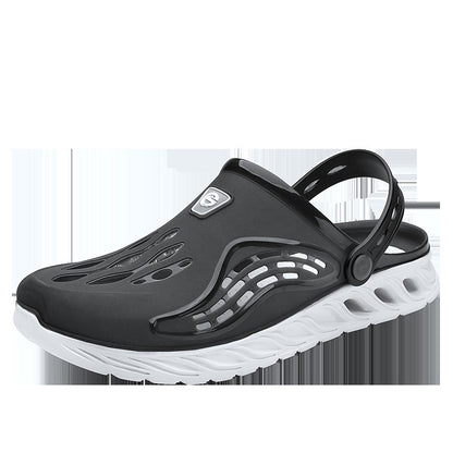 2023 Summer Beach Sandals Non-Slip Breathable Men's EVA Clogs Sandals Trendy Garden Holes Shoes Men Flip Flops