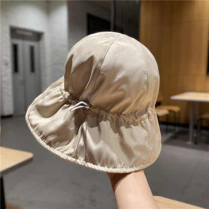 Women Summer Bucket Hat Quick Dry Drawstring Basin Hats For Girls Lady UV Protection Waterproof Panama Cap