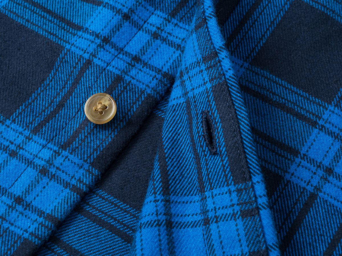 MAGCOMSEN Flannel Shirts Men's Long Sleeves Cotton Long Sleeve Plaid Shirt with 2 Pockets Button Down Casual Corduroy Shirt Male