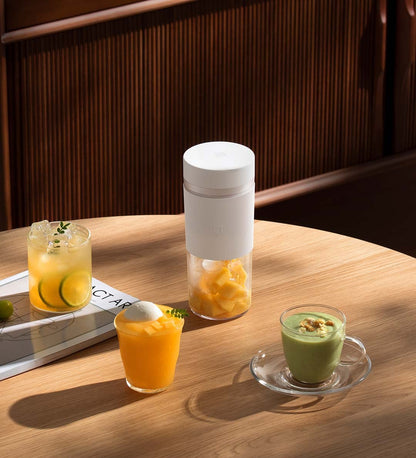 Espremedor Portátil XIAOMI MIJIA Mixer 2 Elétrico Mini Liquidificador Frutas Legumes Gelo Triturado Rápido Processador de Alimentos de Cozinha -CN