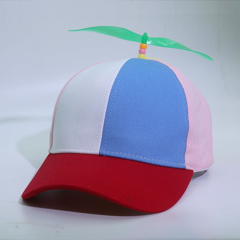 Funny Snapback Hat Helicopter Propeller Adventure Dad Hat Rainbow Bamboo Dragonfly Baseball Cap For Adult Kids Boys Girls