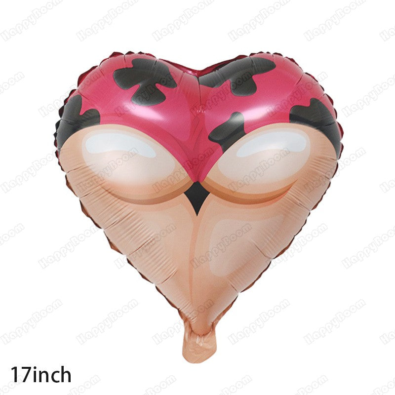 Cartoon Funny Penis Foil Balloon Big Willy Shape Ballons Bachelorette Party Bride To Be Decor Globos Hen Night Party Supplies