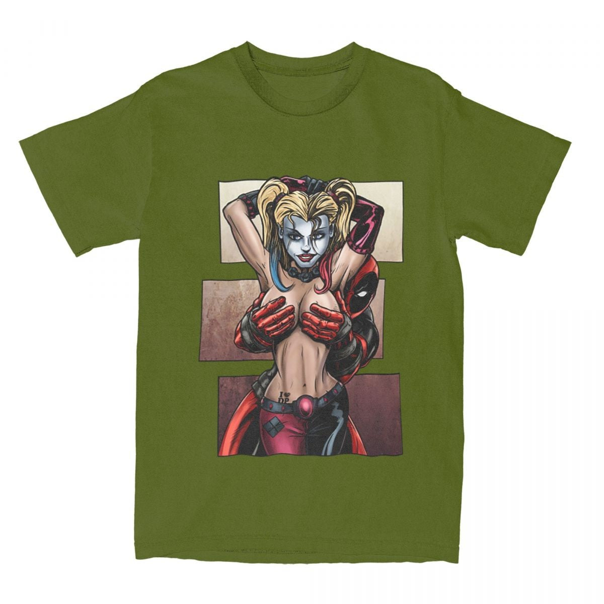 Men Women's T-Shirts Deadpool Is No Joke Funny Pure Cotton Tee Shirt Short Sleeve T Shirts Crew Neck Clothes Gift Idea