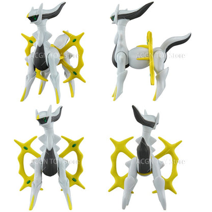 Bonecos e figuras de ação Pokémon TOMY originais: Zacian, Zamazenta, Reshiram, Arceus, Lunala, Rayquaza, Giratina, Zygarde, Palkia, Kyogre - Brinquedos de PVC