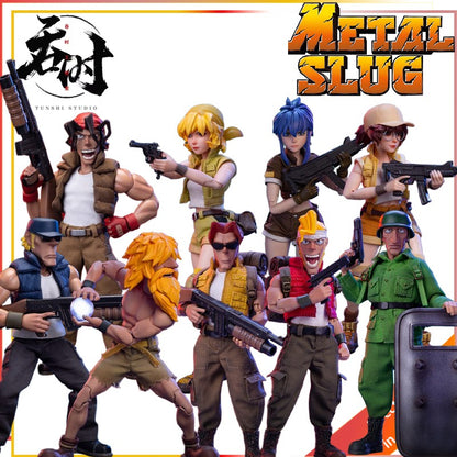 TUNSHI STUDIO Original Metal Slug Series Boneca de Pano de 6 polegadas Leona Clara Ralph Action Figura de Mobilidade Articulada Modelo de Brinquedos Presentes