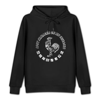 I put sriracha on my sriracha Hoodie men's sweat-shirt set korean clothes anime clothing mens designer clothes new hooded tee