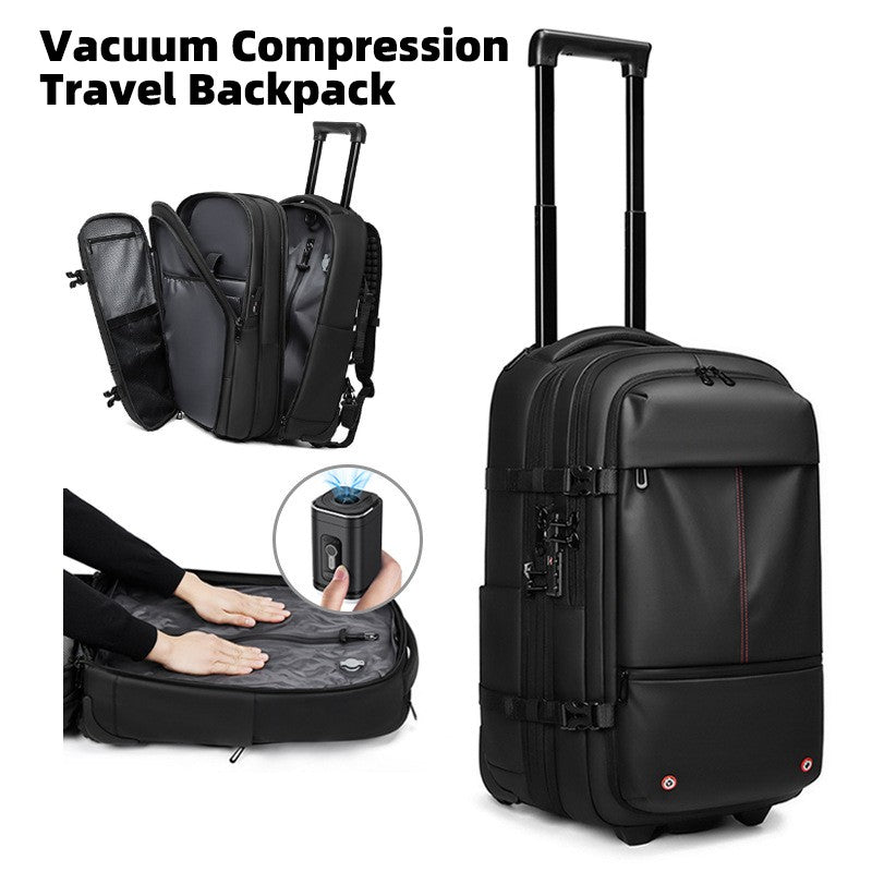 2025 Vacuum Compression Large Capacity Durable Luggage  Suitcase Wheels Women Men Cabin Carry-On Boarding Travel