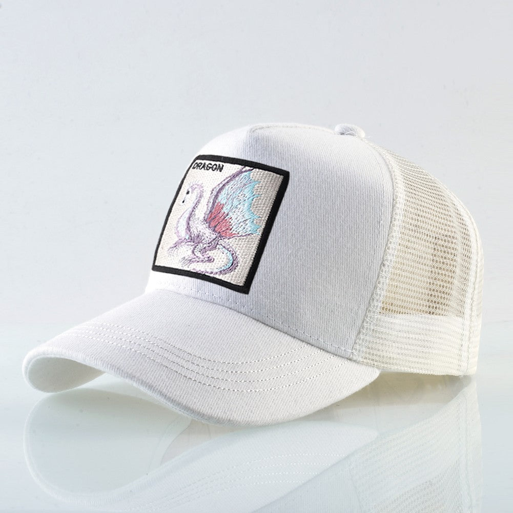TQMSMY Boné de Beisebol Bordado com Dragão Masculino, Chapéus Casuais para Exteriores com Viseira, Bonés Trucker Snapback Femininos, Unissex Hip Hop Drake Bones