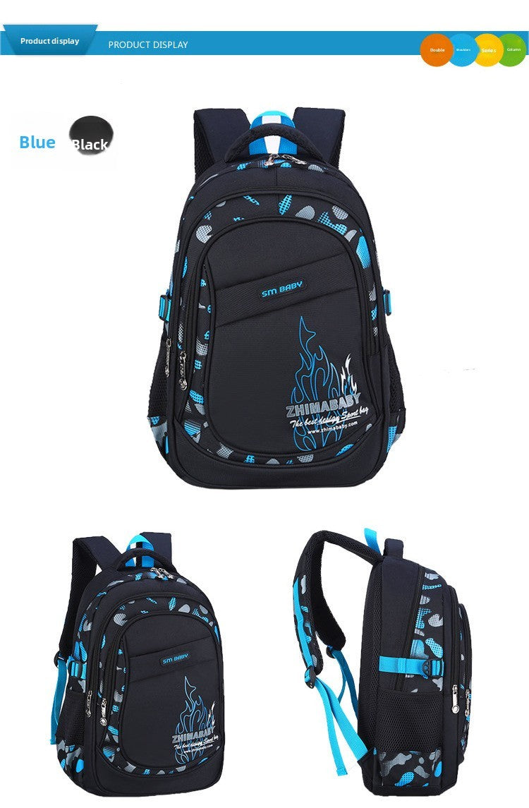 Mochila Escolar Impermeável Leve para Crianças de 6 a 12 Anos Durável Grande Capacidade para Livros Meninos Meninas254
