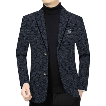 The new Chenier suit is a high-quality men's fashionable business trend stylish suit jacket for spring and autumn