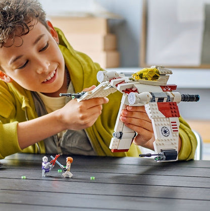 LEGO Blocos de Montar Montar Star Wars 75432 Slalom Starfighter Brinquedos para Meninos e Crianças Presentes de Aniversário e Natal