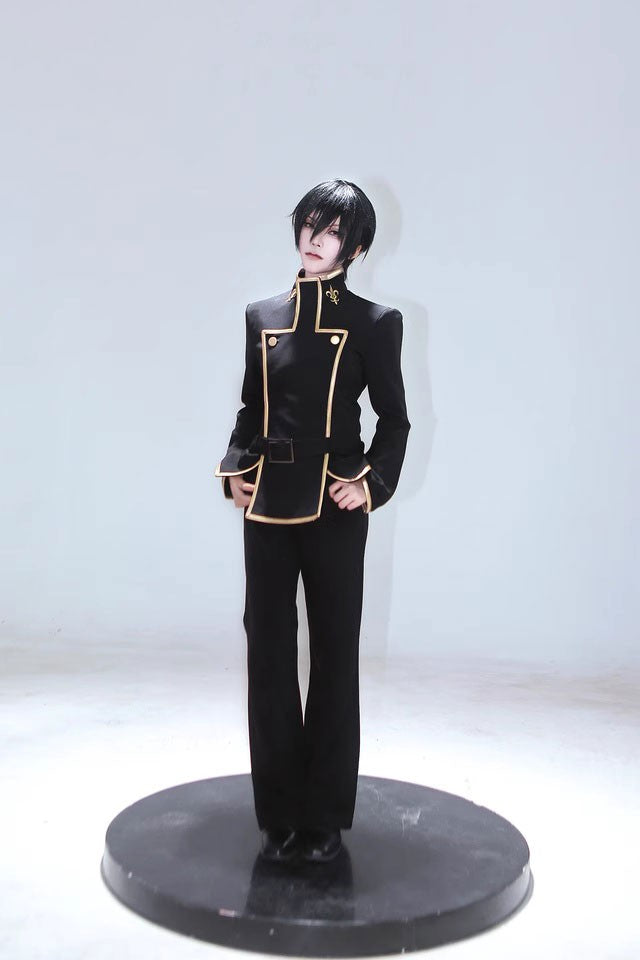 Lelouch Lamperouge Cosplay Costume CODE GEASS Lelouch of The Rebellion Suit Handsome Uniform Halloween Carnival Fancy Outfits