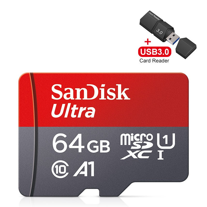 Cartão Micro SD Sandisk 100% Original 64GB Classe 10 Flash Cartão TF 64GB Cartão de Memória 64GB disco de memória para smartphone e tablet PC