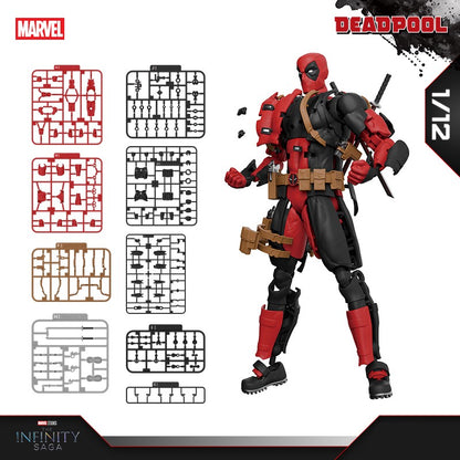 New ZD Toys Deadpool & Wolverine Model 7in 1/10 Action Figures Deadpool Model Marvel Superheroes Collection Ornaments Boys Gifts