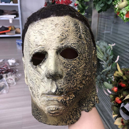 2022 Halloween Ends Michael Myers Horror Mask Cosplay Bloody Creepy Demon Killer Latex Helmet Party Carnival Costume Props