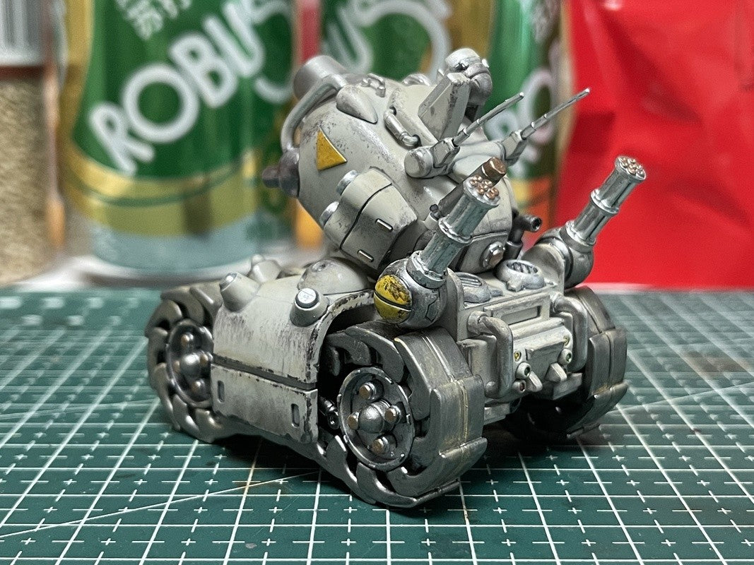 Kit de Modelo Em Estoque, Novo Lançamento, Série Metal Slug X - Tanque/Aeronave/Caminhão Diy em Pequena Escala com Miniaturas de Soldados