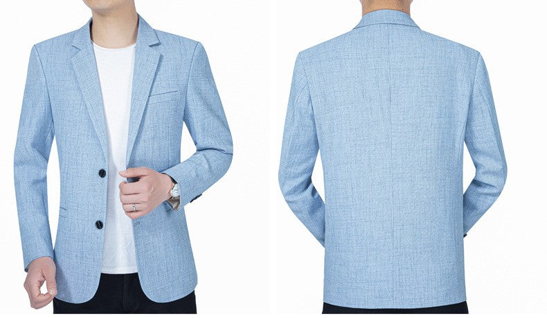 2025 New Men's Suit Jacket Thin Blazers Spring Autumn Solid Business Casual Suit Jacket Men Clothing  Blazer Hombre Coats