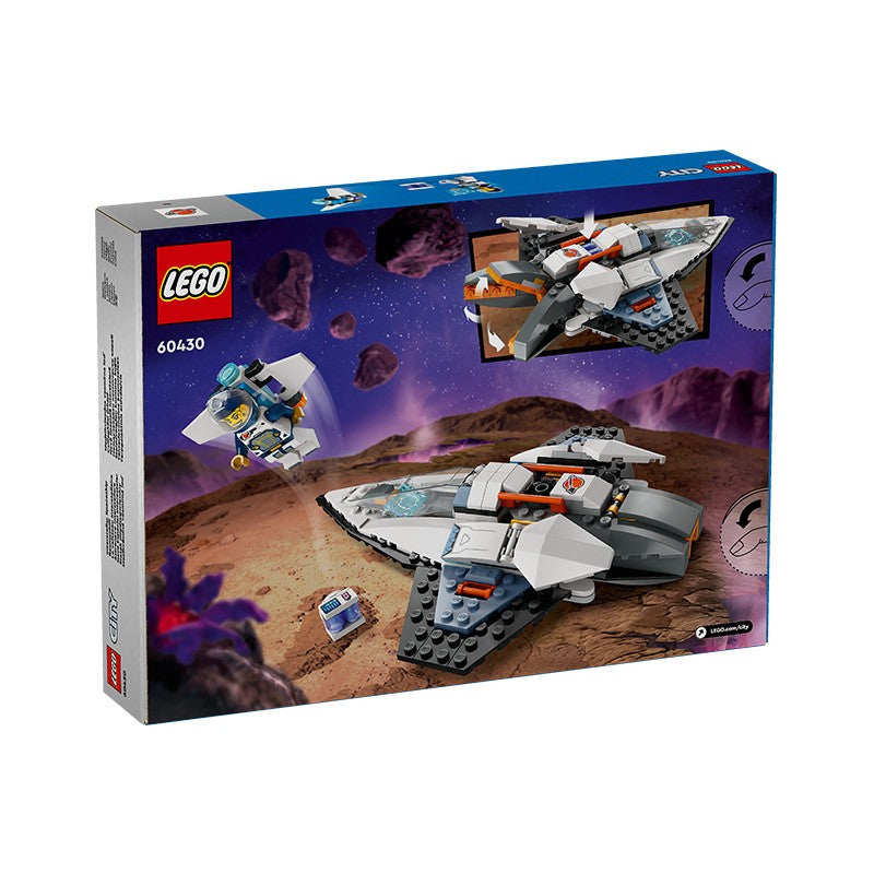 LEGO City 60430 Nave Espacial Interstelar, Quebra-Cabeça Masculino E Feminino, Blocos De Montar, Brinquedo Infantil De Presente