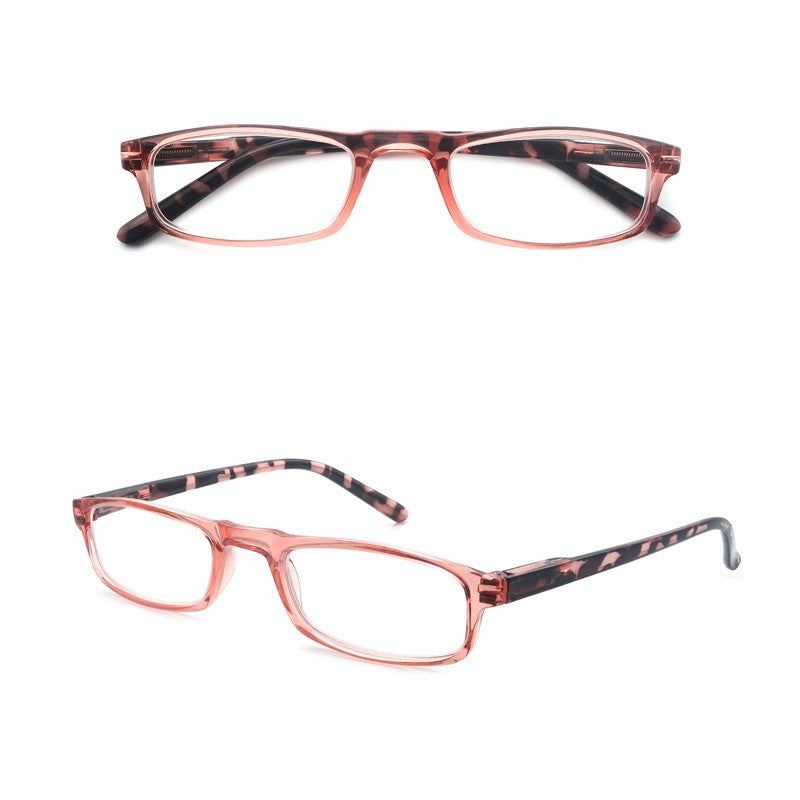 Women Men Reading Glasses Classic Small Rectangle Frame Spring Hinge Ulrta Comtable Wear Readers Eyeglass with Diopters