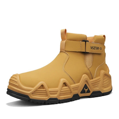 Men's casual sports shoes, high-top breathable outdoor hiking and mountaineering shoes, men's travel walking shoes