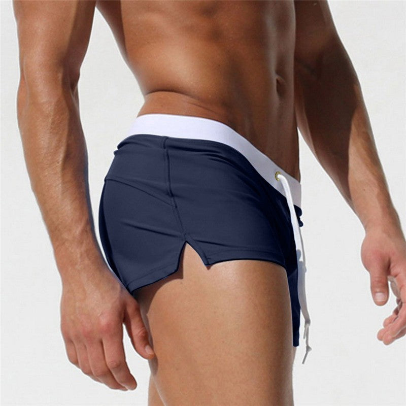New Fashion Swimwear Men Breathable Men's Swimsuits Trunks Boxer Briefs Sunga SwimSuits Maillot De Bain Beach Shorts