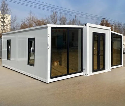 Casa Contêiner Dobrável Expansível Modular Pré-fabricada Pronta de 20 e 40 Pés com Cozinha e Banheiro